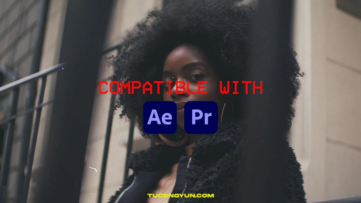 38个复古美学宝丽来电影胶片帧图片拼贴定格转场AE/PR模板+转场音效素材 Sickboat – Photo Film Transitions（15019）图层云