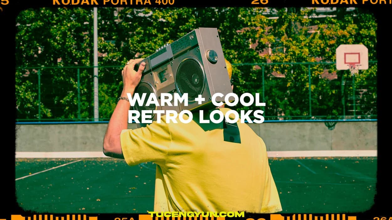 Sickboat 复古胶片电影美学视频短片VLOG调色LUT预设包 Sickboat – RETRO COLOR EFFECTS | RETRO LUTS | RETRO LOOKS（15022）图层云