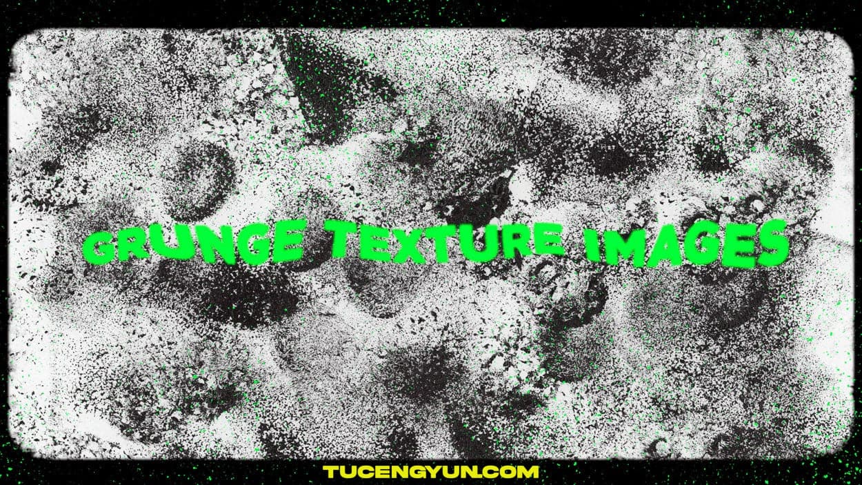 60多种复古粗糙仿旧垃圾摇滚印刷油墨点喷喷漆纹理图案JPG+PNG背景叠加图片设计素材 Sickboat – Grunge Texture (10K)（15036）图层云