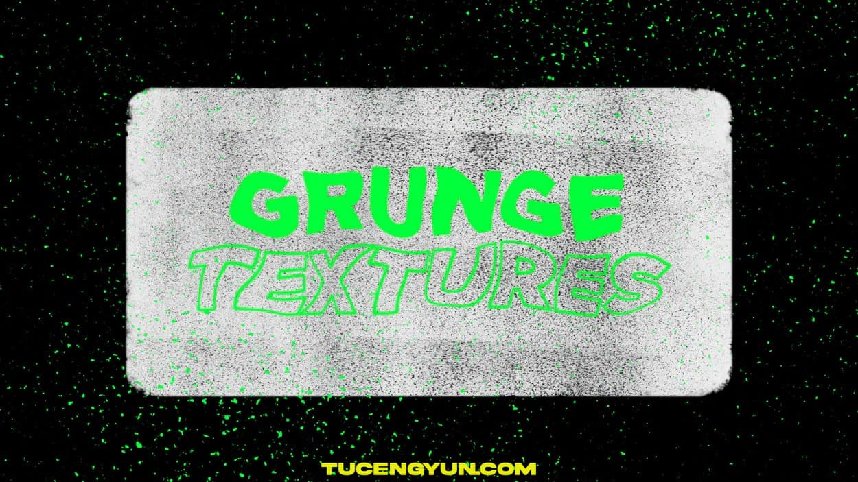 60多种复古粗糙仿旧垃圾摇滚印刷油墨点喷喷漆纹理图案JPG+PNG背景叠加图片设计素材 Sickboat – Grunge Texture (10K)（15036）图层云