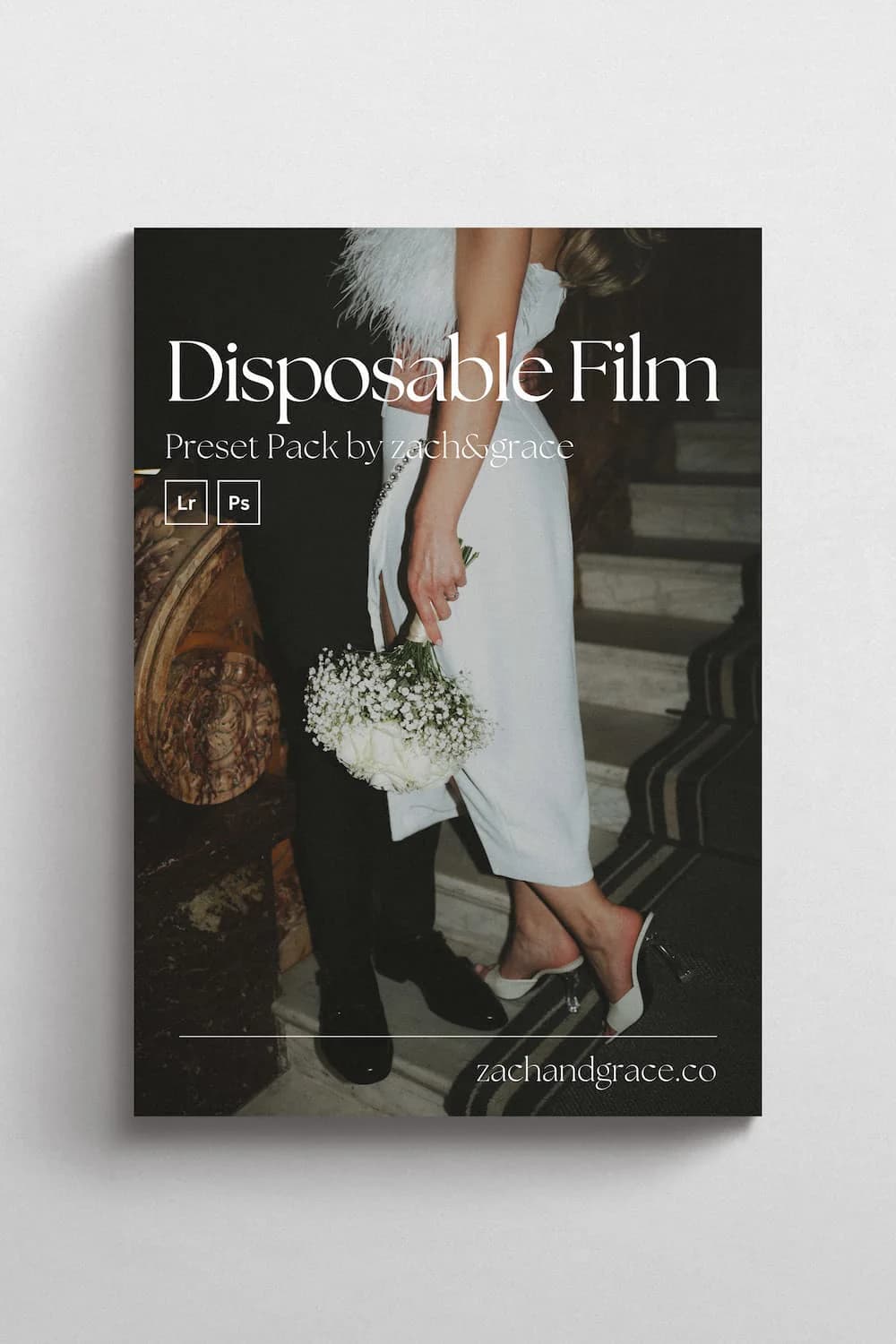 复古怀旧美学35毫米一次性胶片风格婚礼人像摄影调色LR预设 The Disposable Film Preset Pack by Zach&Grace（15046）