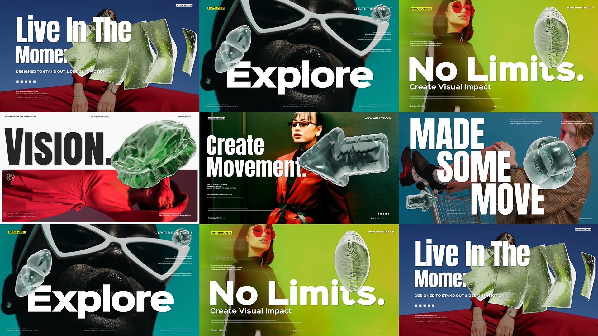 FCPX插件：全新动力学3D艺术风格文字标题排版开场动画（15047）